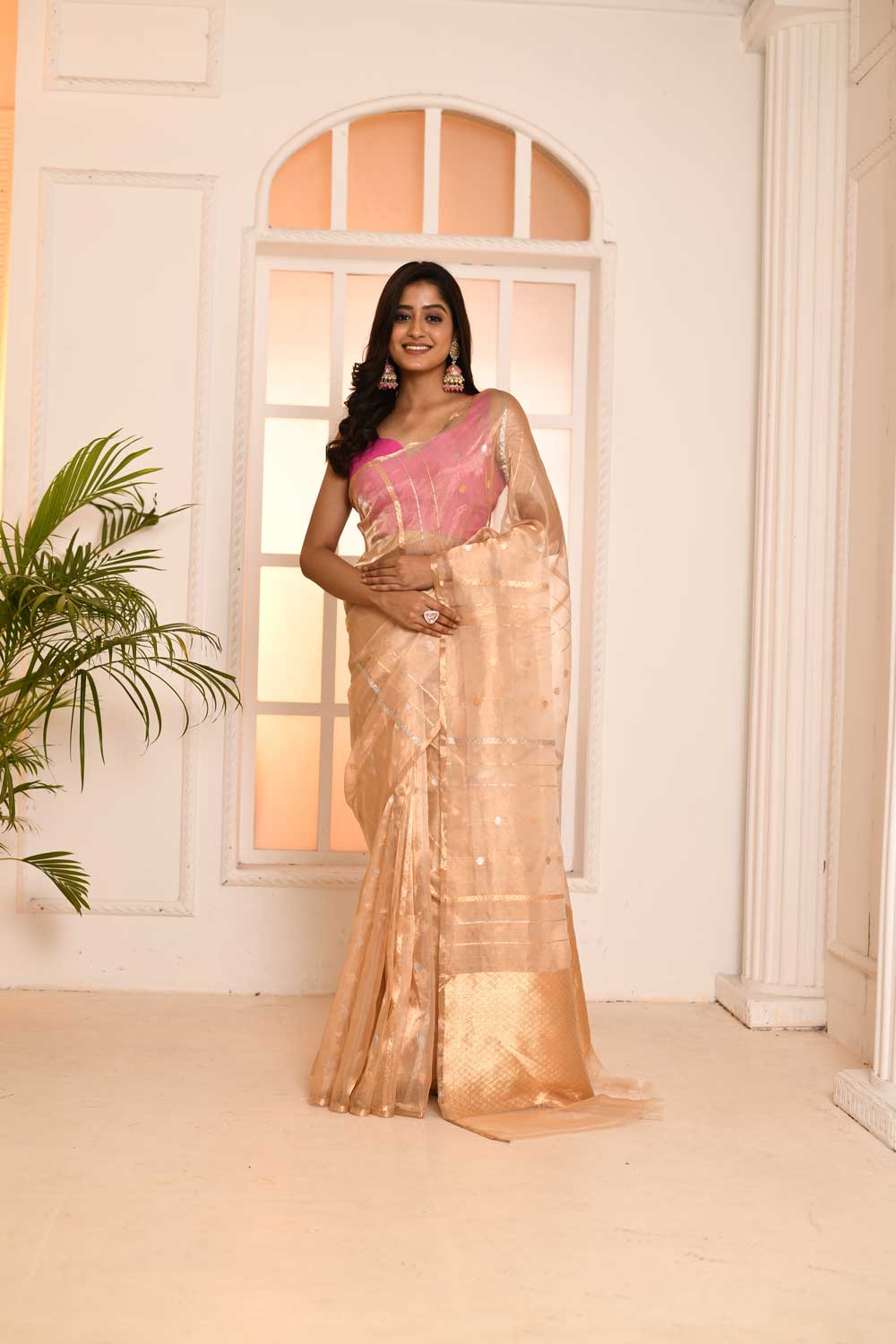 Pure Kora Organza Kadhua Bnarasi Handloom Saree Pure Kora Organza Kadhua Bnarasi Handloom Saree