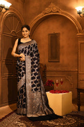 Rangkat Pure Katan Chiniya Silk Banarasi Saree