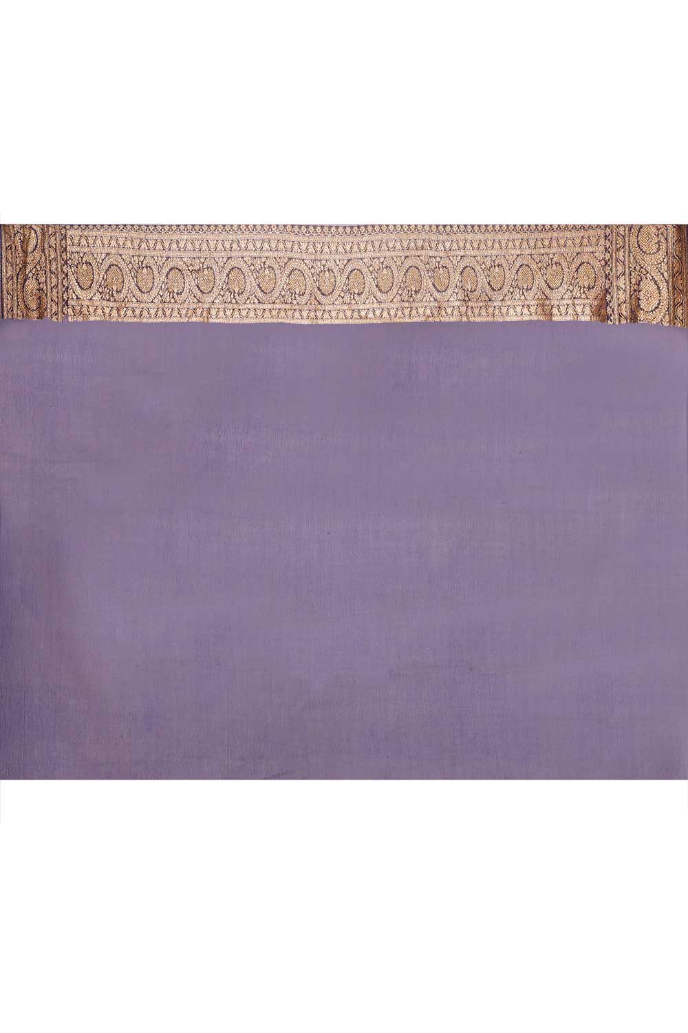 Navy Blue Pure Khaddi Georgette Silk Banarasi Handloom Saree With Antique Zari Booti Navy Blue Pure Khaddi Georgette Silk Banarasi Handloom Saree With Antique Zari Booti