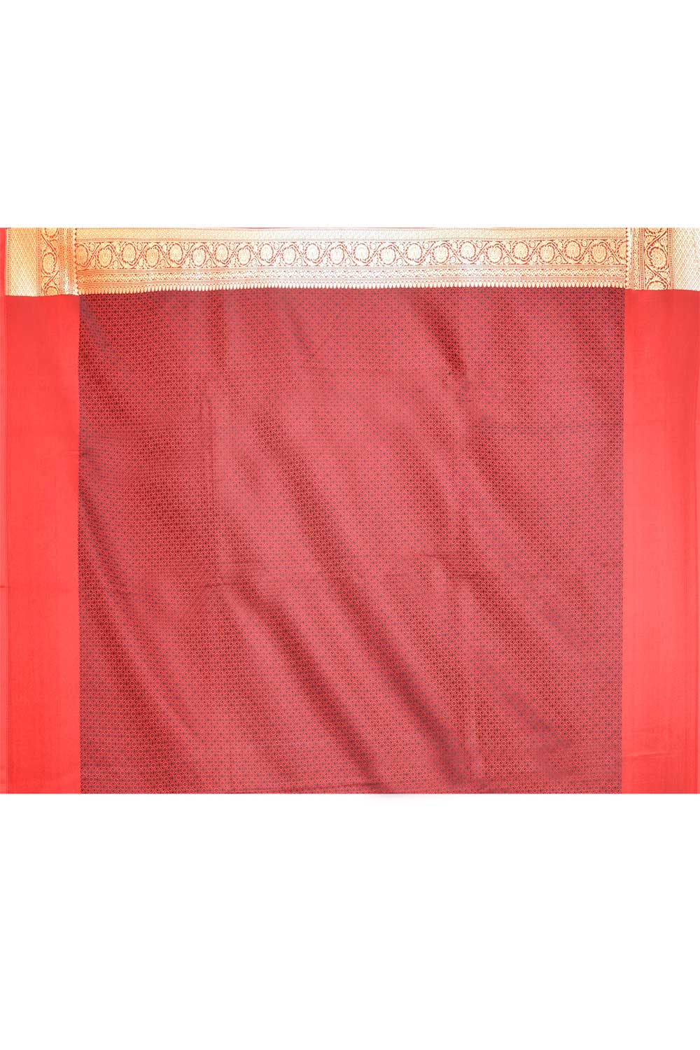 Tanchoi Banarasi Handloom Saree With Handwoven Booti Tanchoi Banarasi Handloom Saree With Handwoven Booti