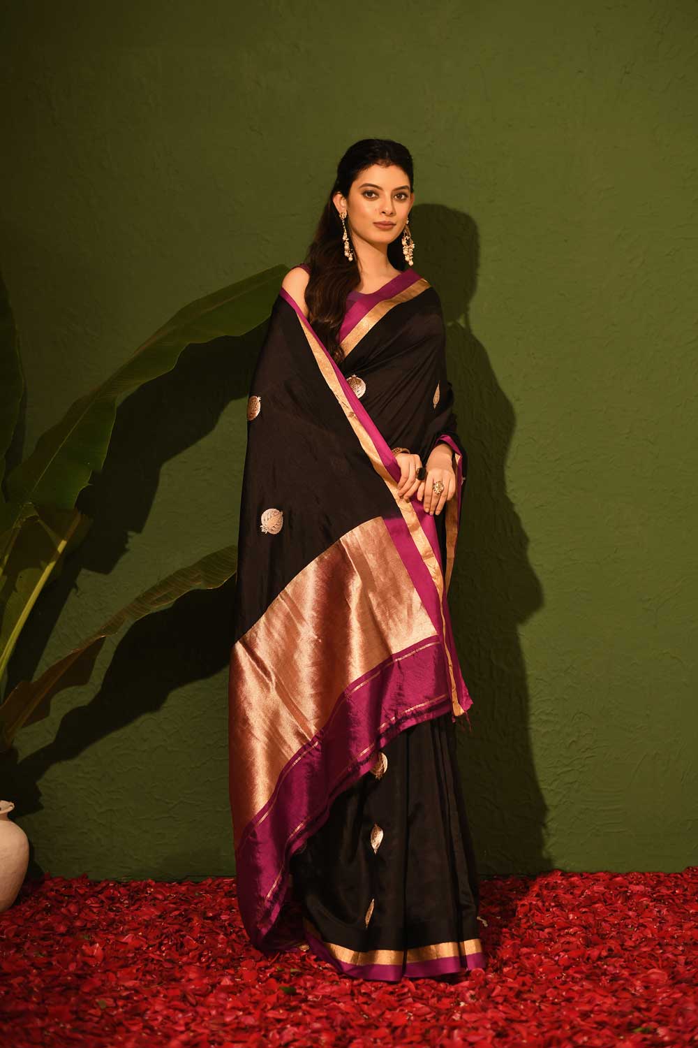 Blackpure Katan Banarasi Handloom Saree Blackpure Katan Banarasi Handloom Saree