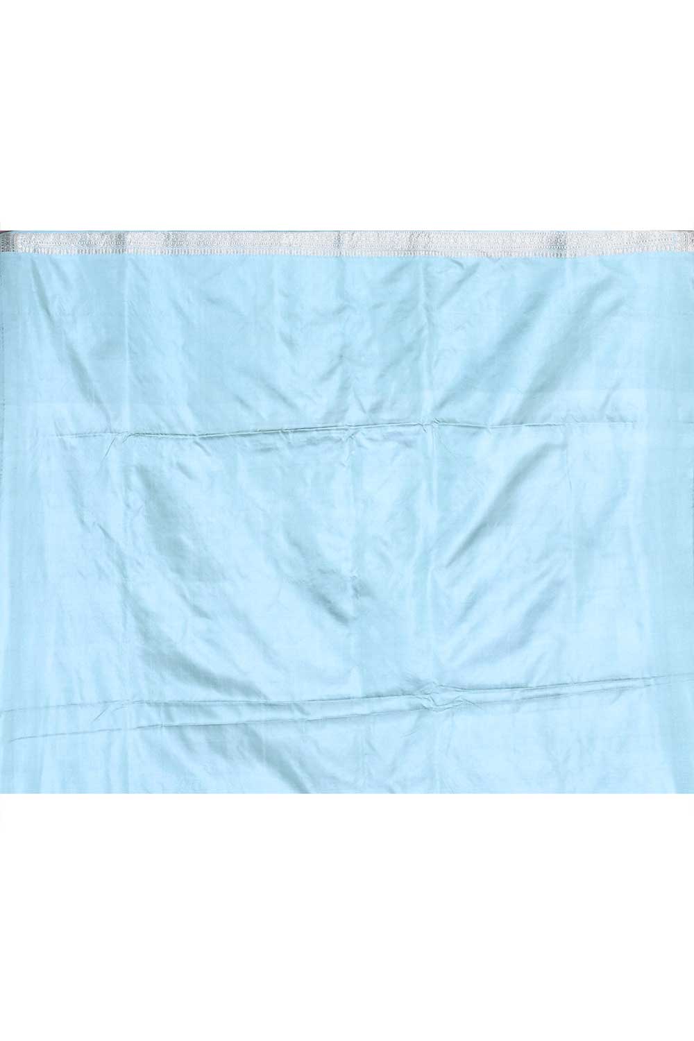 Sea Green Pure Katan Silk Banarasi Handloom Saree Sea Green Pure Katan Silk Banarasi Handloom Saree