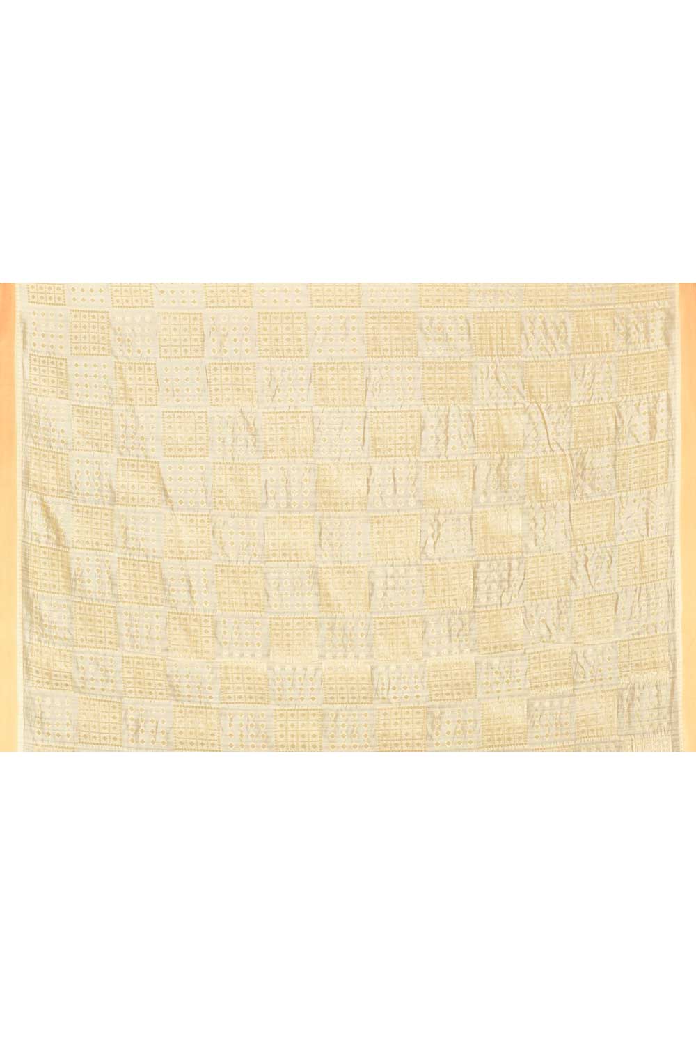 Rangkat Pure Katan Chiniya Silk Banarasi Handloom Saree With Multi Striped Body And Bordrr Rangkat Pure Katan Chiniya Silk Banarasi Handloom Saree With Multi Striped Body And Bordrr