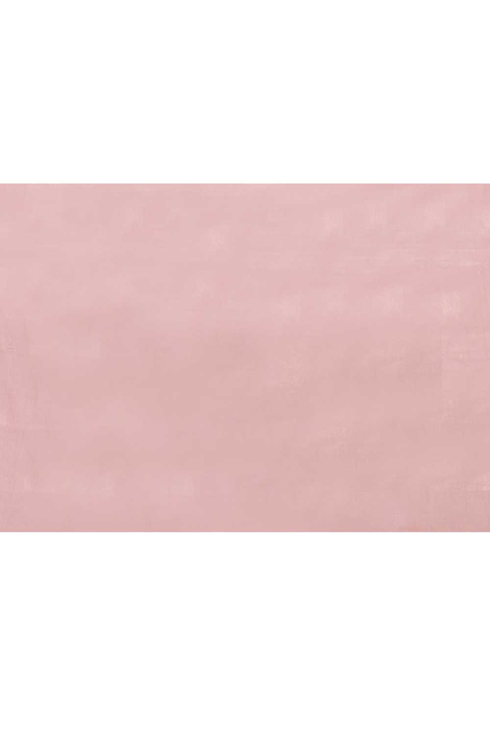 Pink  Pure Katan Chiniya Silk Banarasi Handloom Saree With Rangkat Aada Body And Sleak Gold Zari Border Pink  Pure Katan Chiniya Silk Banarasi Handloom Saree With Rangkat Aada Body And Sleak Gold Zari Border