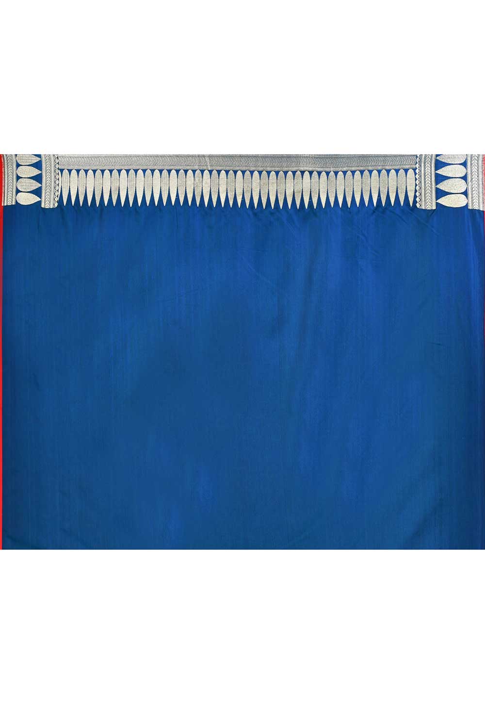 Blue Handloom Reshmi Tanchoi Banarasi Saree With Blouse Blue Handloom Reshmi Tanchoi Banarasi Saree With Blouse