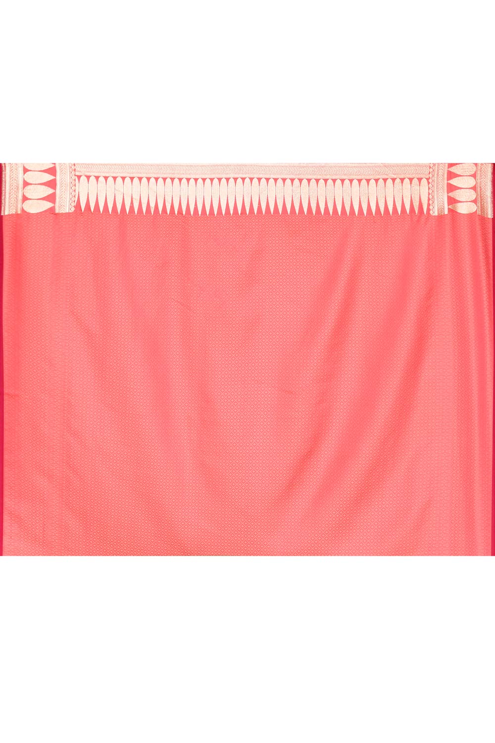 Pink -Peach Semi Katan Mushru Satin Banarasi Handloom Saree Pink -Peach Semi Katan Mushru Satin Banarasi Handloom Saree