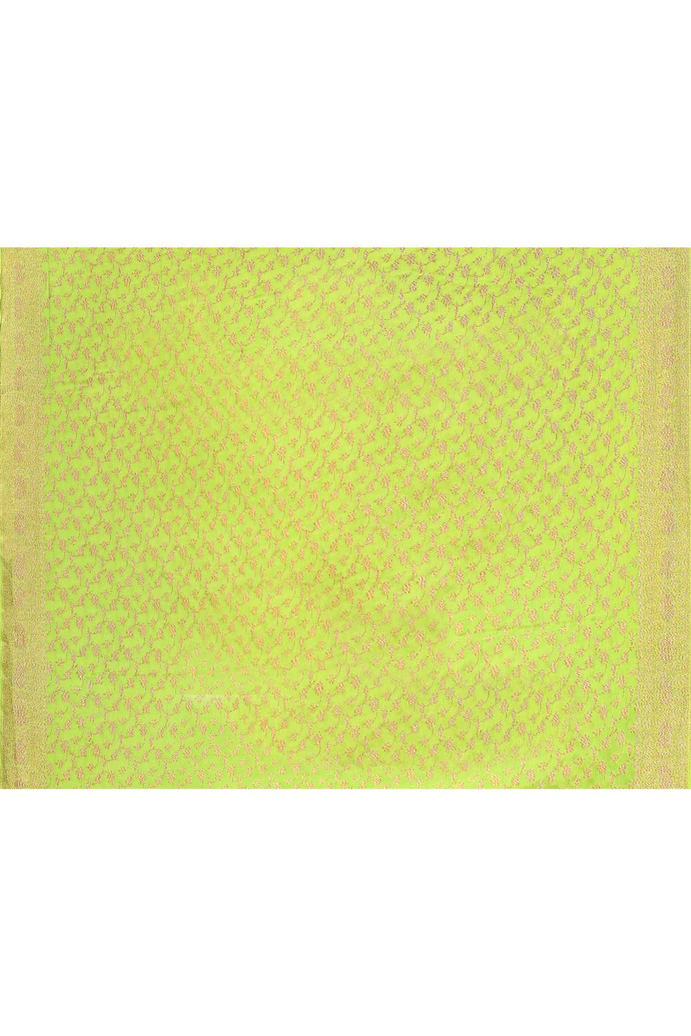 Parrot Green Pure Crepe Silk Saree With Blouse Parrot Green Pure Crepe Silk Saree With Blouse
