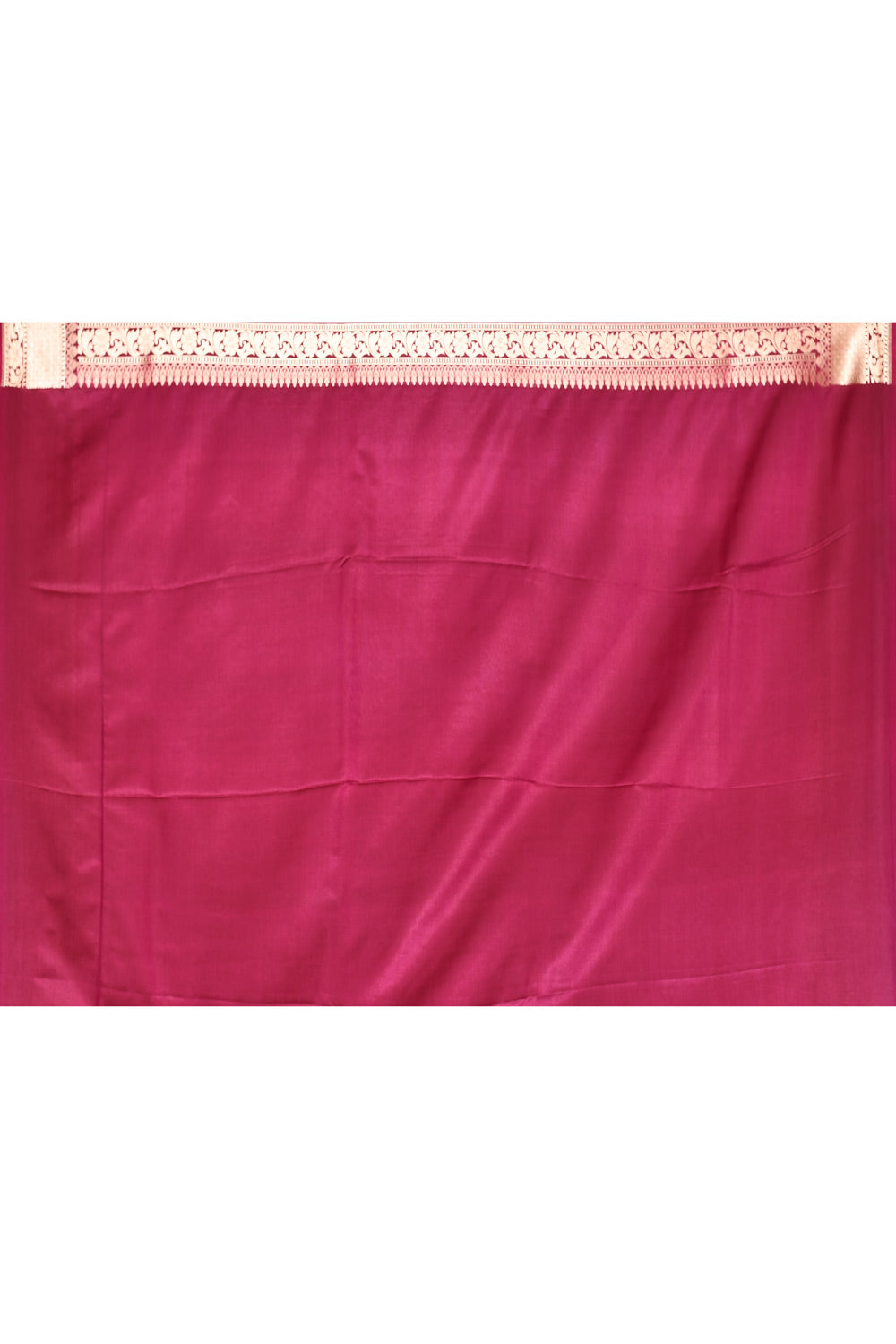 Magenta Purple Semi Katan Mushru Satin Banarasi Handloom Saree Magenta Purple Semi Katan Mushru Satin Banarasi Handloom Saree