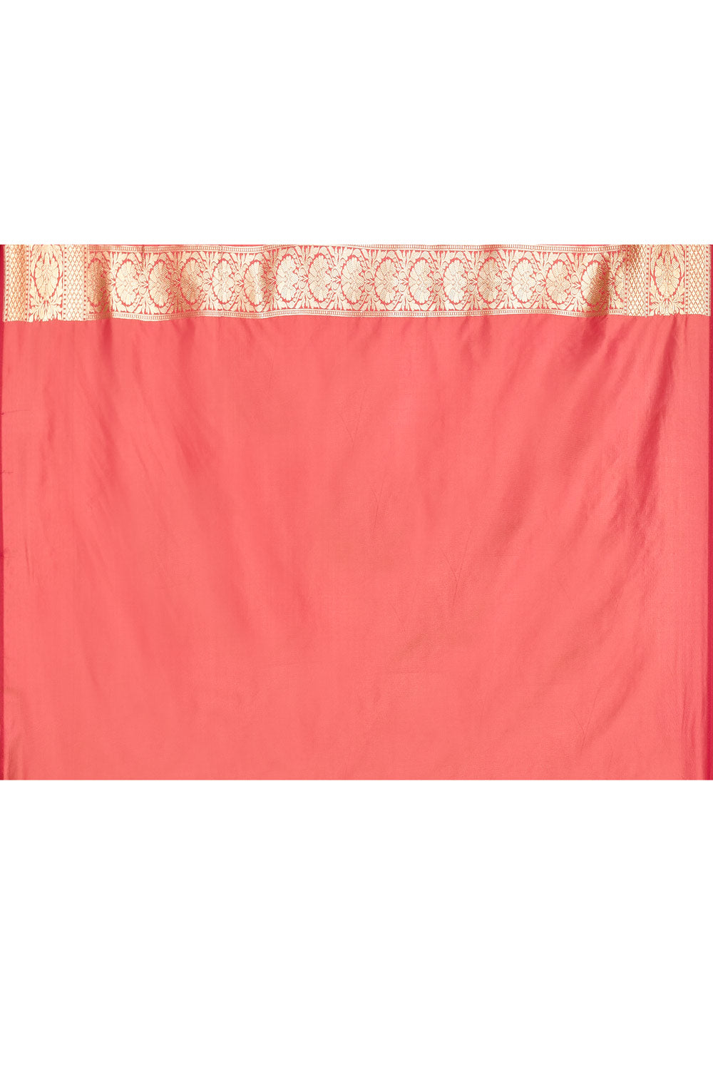 Peach-Pink Semi katan Mushru Satin Banarasi Handloom Saree Peach-Pink Semi katan Mushru Satin Banarasi Handloom Saree