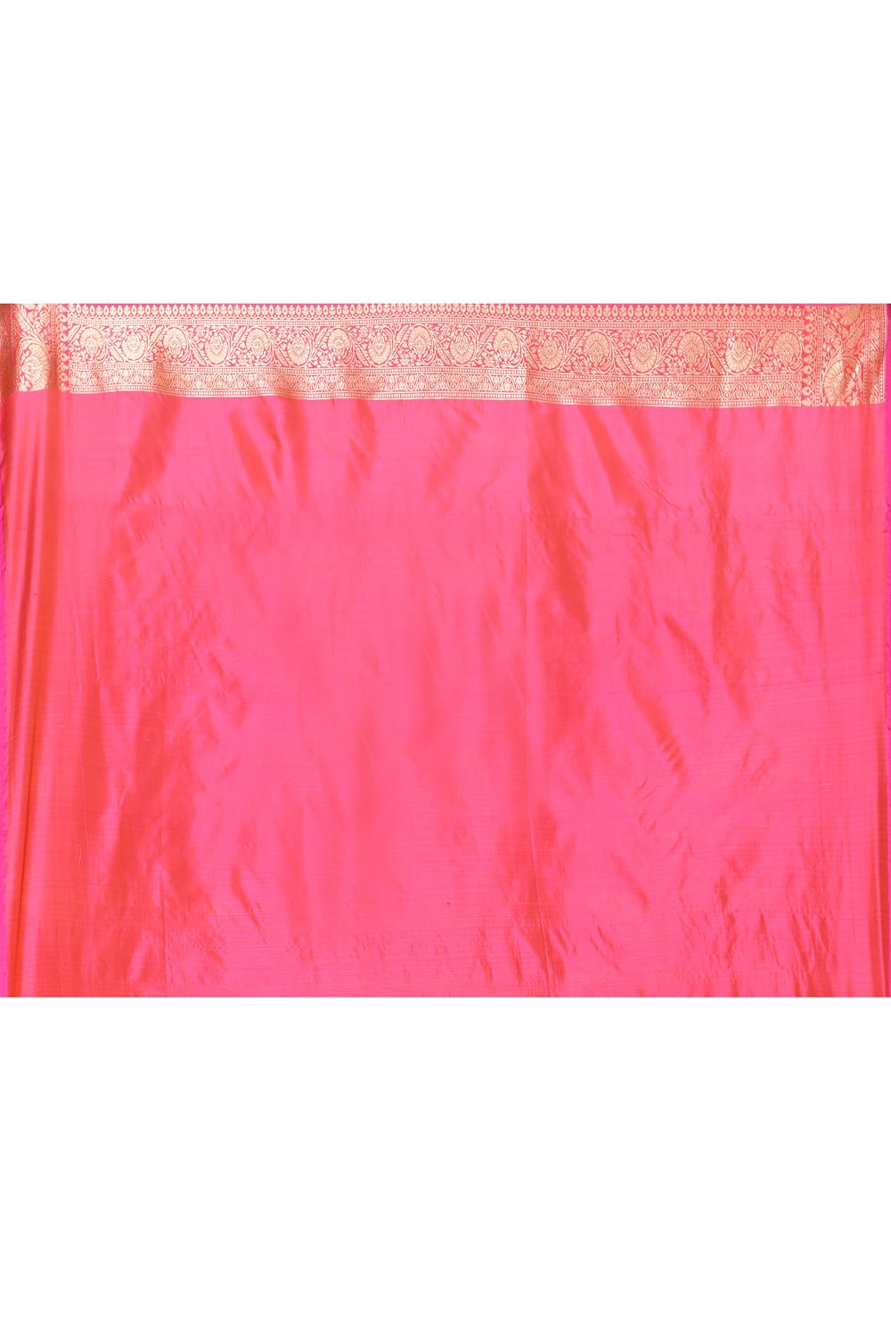 Rani Pink Colour Pure Katan Banarasi Handloom Silk Saree Rani Pink Colour Pure Katan Banarasi Handloom Silk Saree