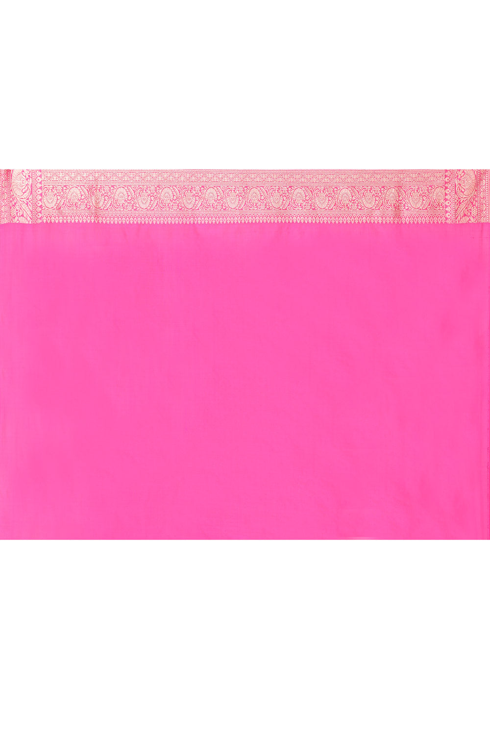 Rani Pink Pure Katan Silk Banarasi Handloom Saree Rani Pink Pure Katan Silk Banarasi Handloom Saree