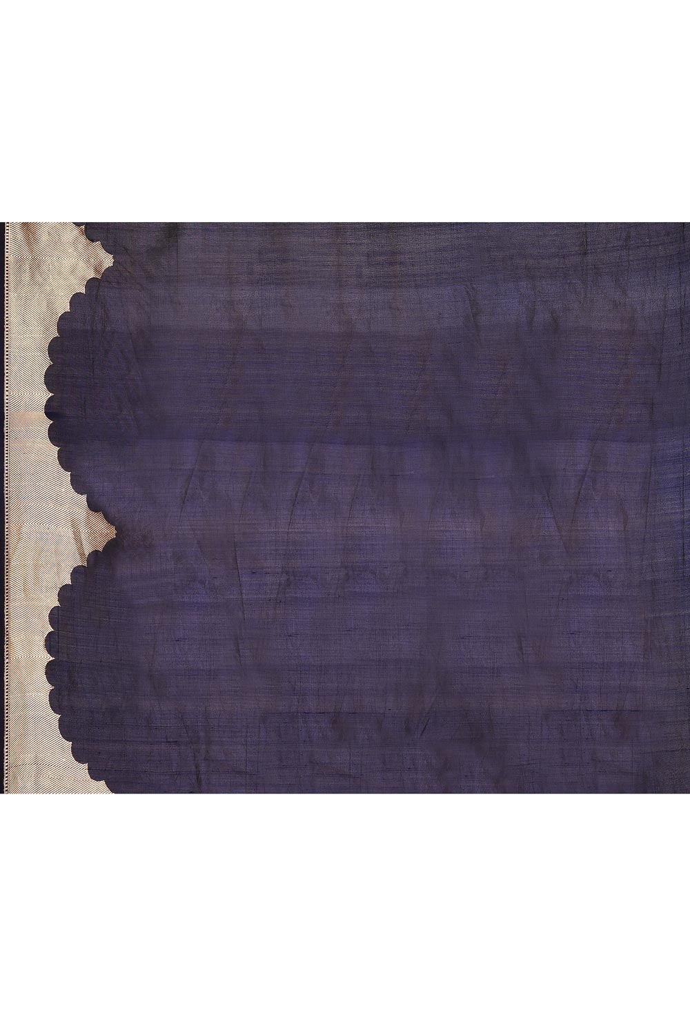 Navy Blue Pure Katan Silk Banarasi Handloom Saree Navy Blue Pure Katan Silk Banarasi Handloom Saree
