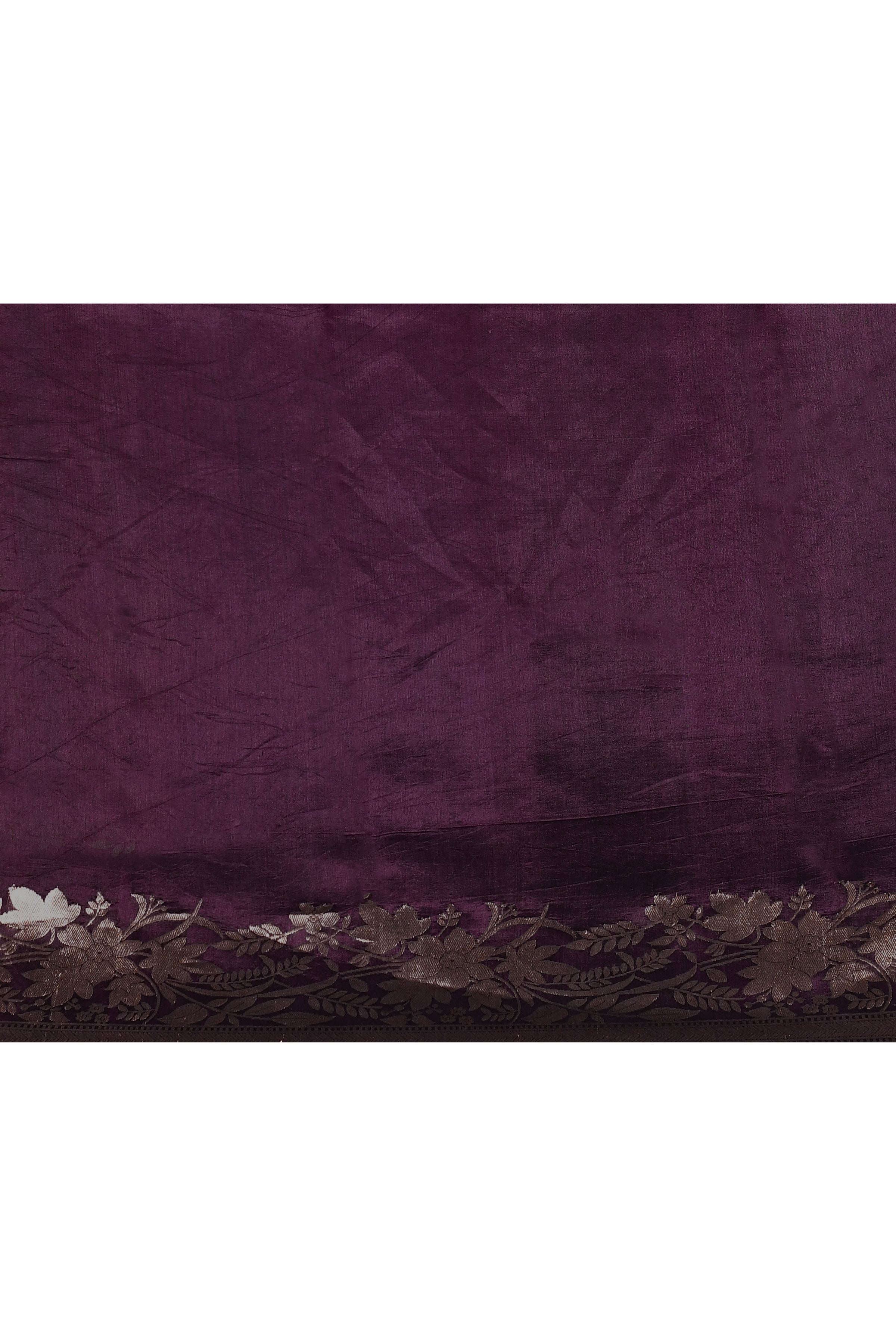 Chocolate Wine Pure Katan Silk Banarasi Handloom Saree Chocolate Wine Pure Katan Silk Banarasi Handloom Saree