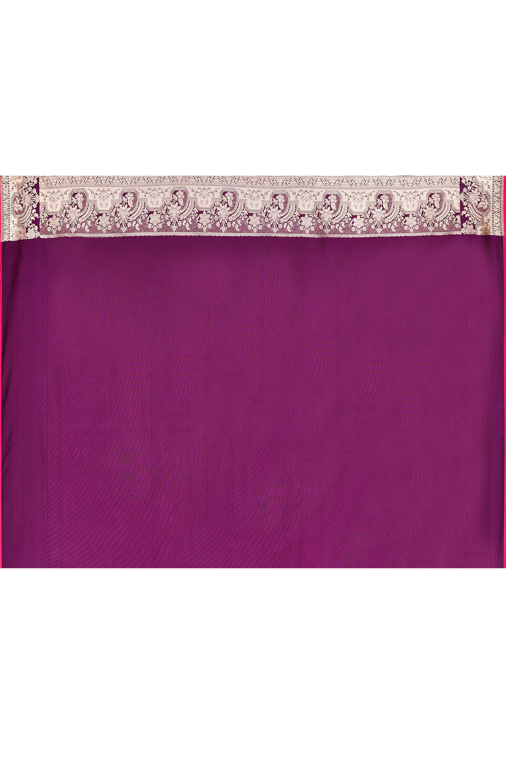 Cadbury Purple- Semi Katan Mushru SatinBanarasi Handloom Silk Saree Cadbury Purple- Semi Katan Mushru SatinBanarasi Handloom Silk Saree