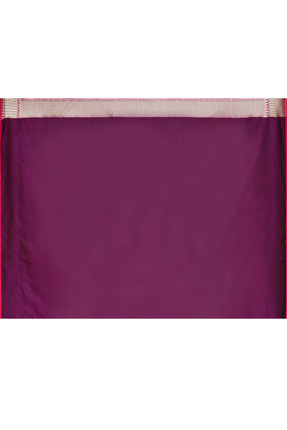 Cadbury Purple- Semi Katan Mushru Satin Banarasi Handloom Silk Saree Cadbury Purple- Semi Katan Mushru Satin Banarasi Handloom Silk Saree