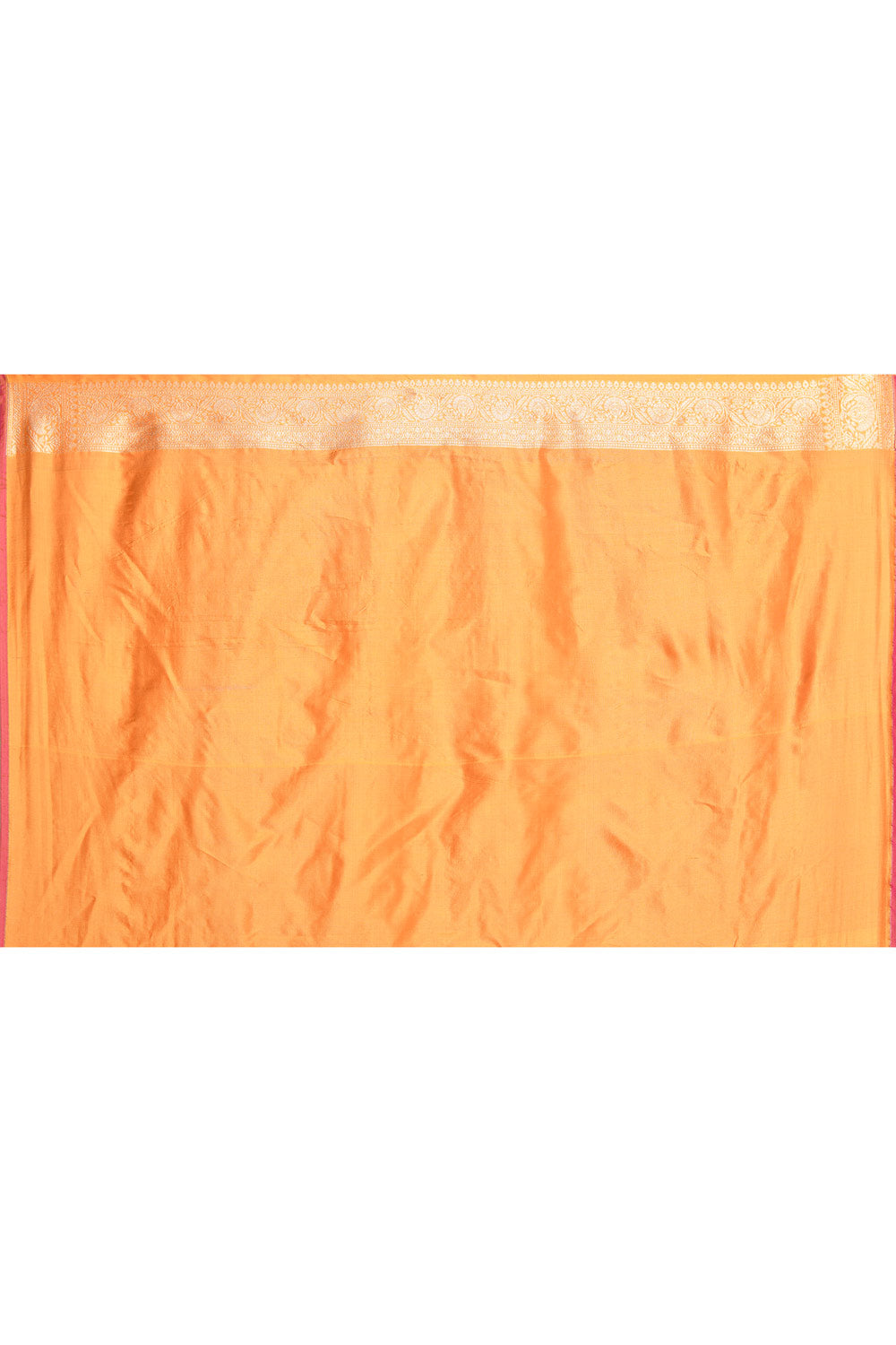 Mustard - Orange Pure Katan Silk Banarasi Handloom Silk Saree Mustard - Orange Pure Katan Silk Banarasi Handloom Silk Saree