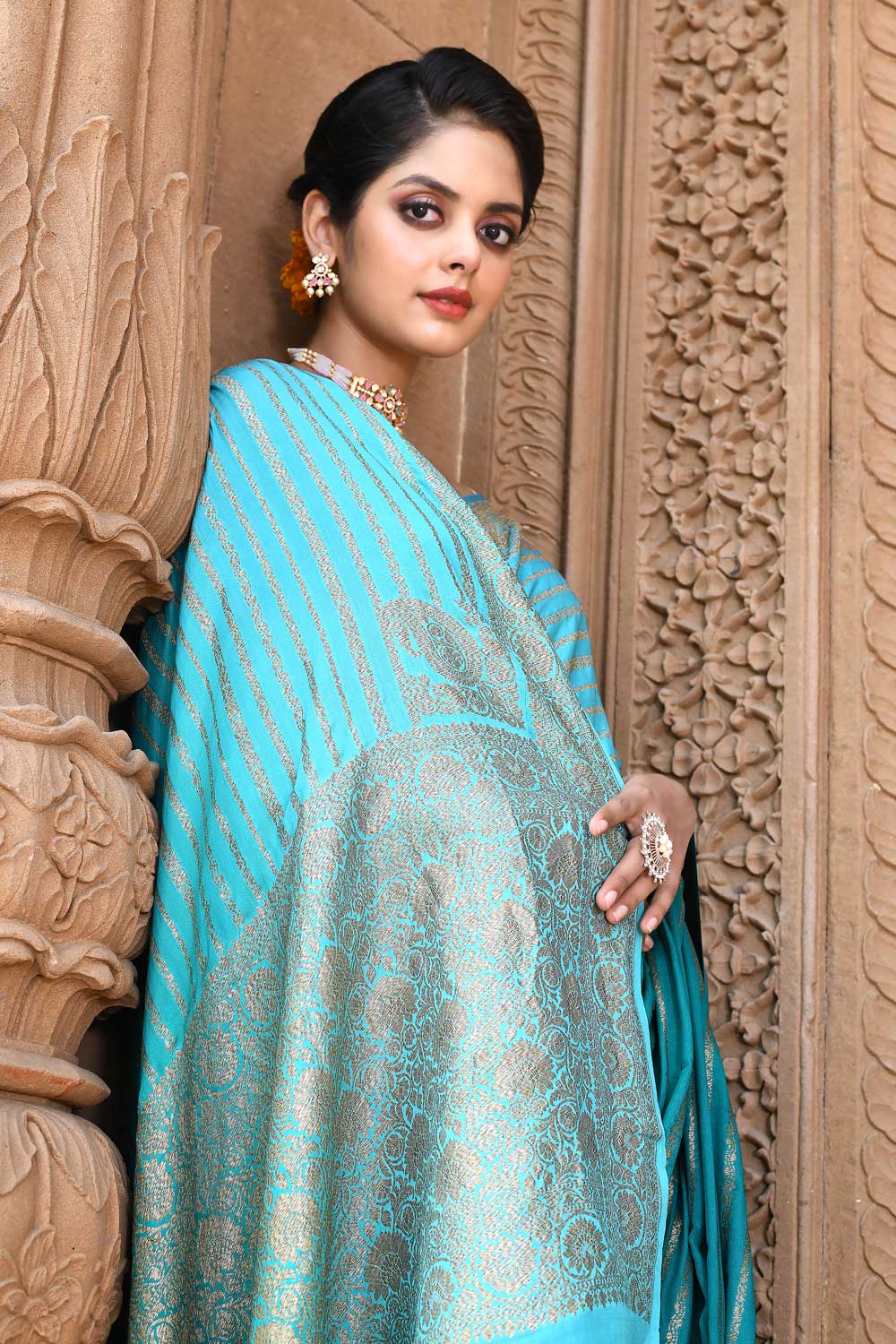 Banarasi Handloom Silk Saree with blouse Banarasi Handloom Silk Saree with blouse