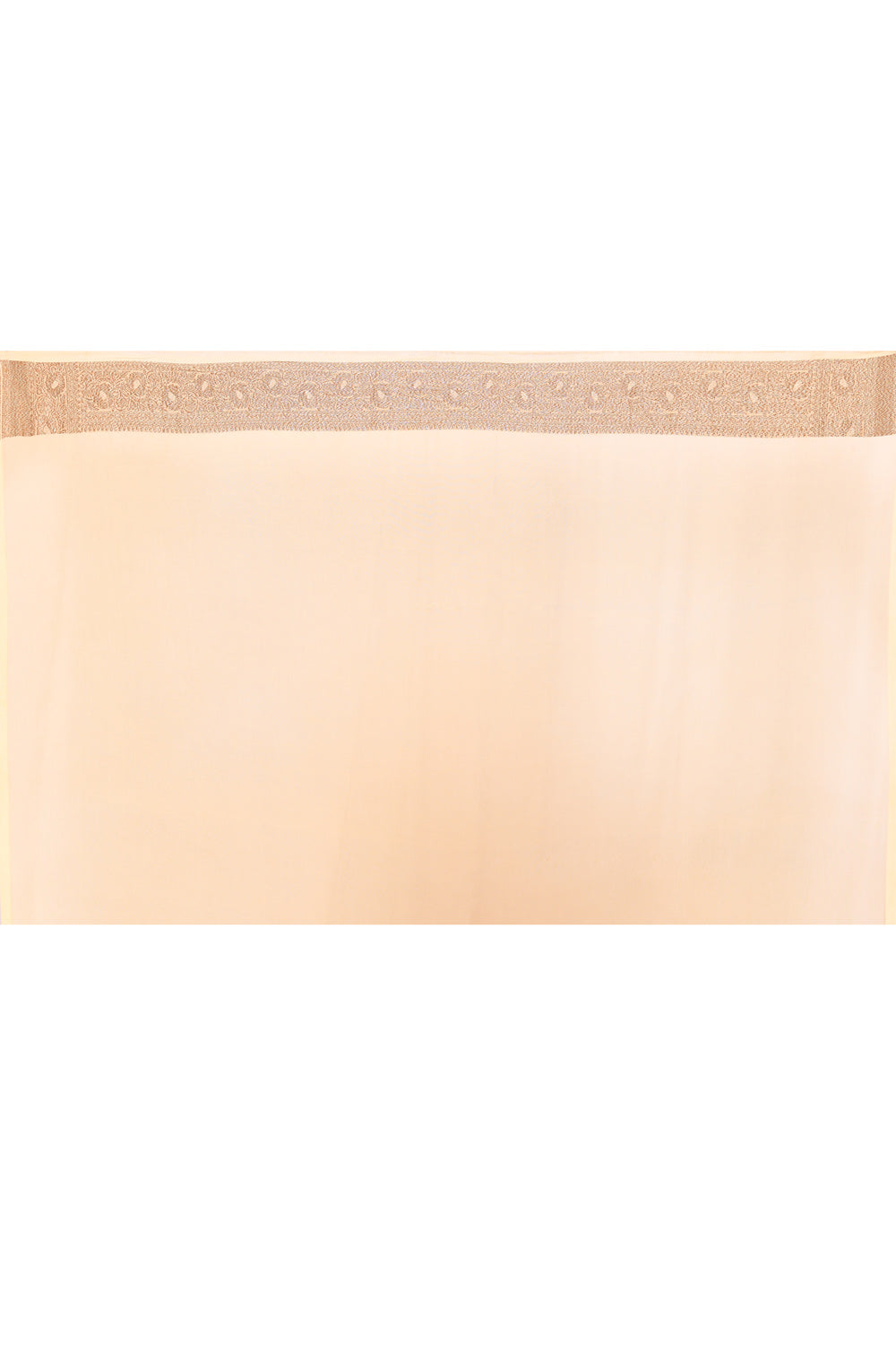 Beige-Tussar Pure Khaddi Georgette Banarasi Handloom Silk Saree Beige-Tussar Pure Khaddi Georgette Banarasi Handloom Silk Saree