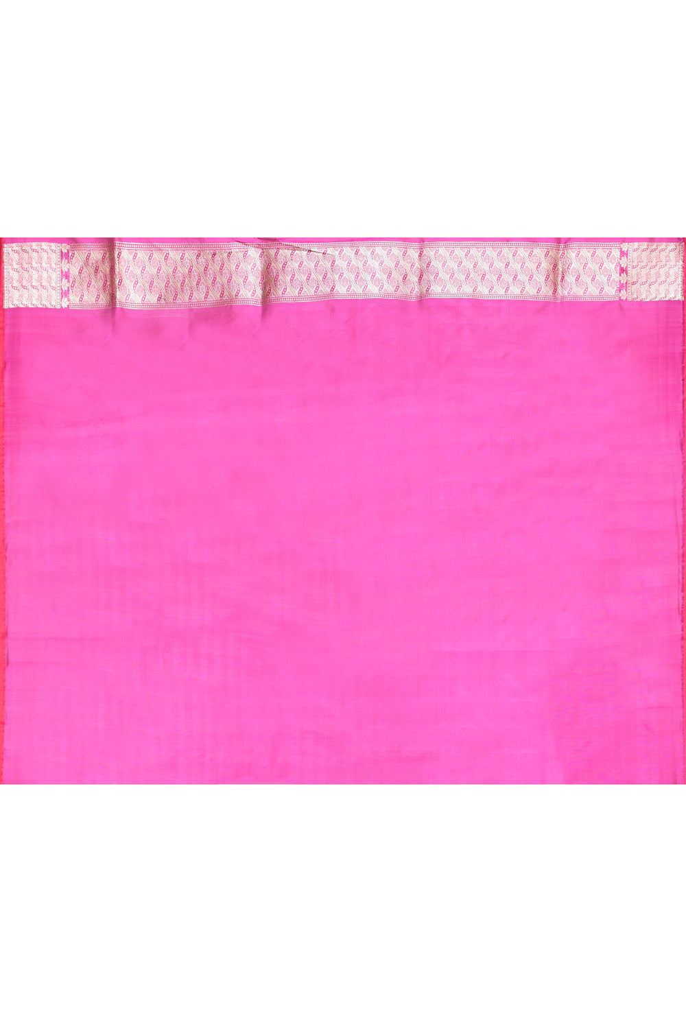 Barbie Pink Pure Katan Silk Banarasi Handloom Silk Saree Barbie Pink Pure Katan Silk Banarasi Handloom Silk Saree