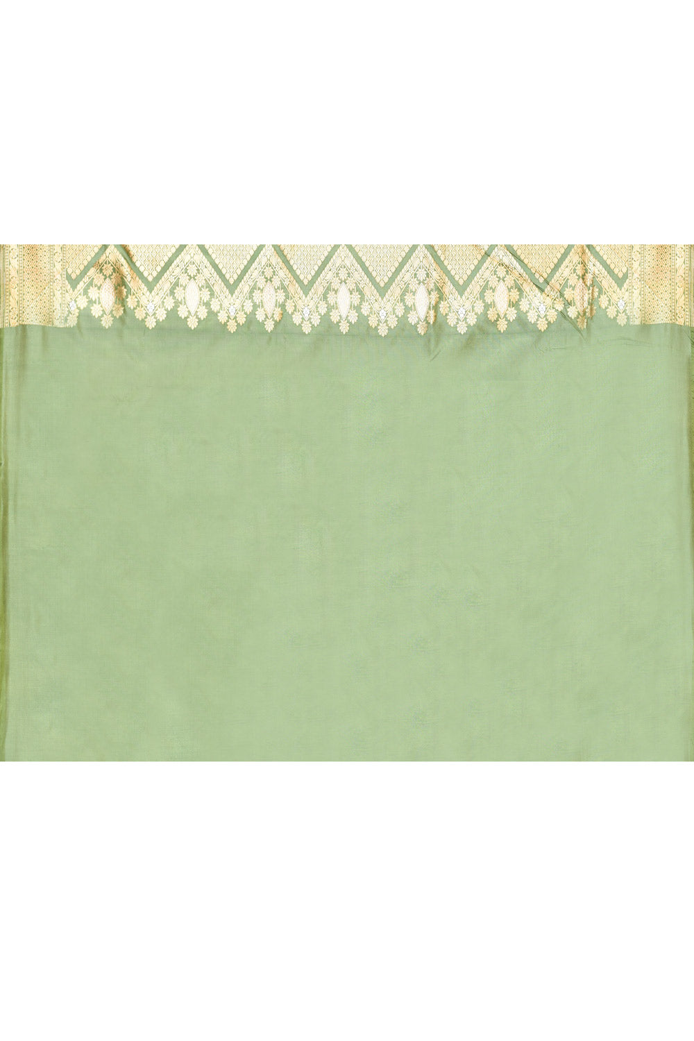 Mehendi Green Pure Katan Silk Banarasi Handloom Saree Mehendi Green Pure Katan Silk Banarasi Handloom Saree