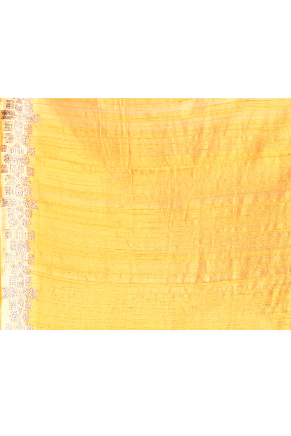 Yellow Pure Tussar Silk Banarasi Handloom Silk Saree Yellow Pure Tussar Silk Banarasi Handloom Silk Saree