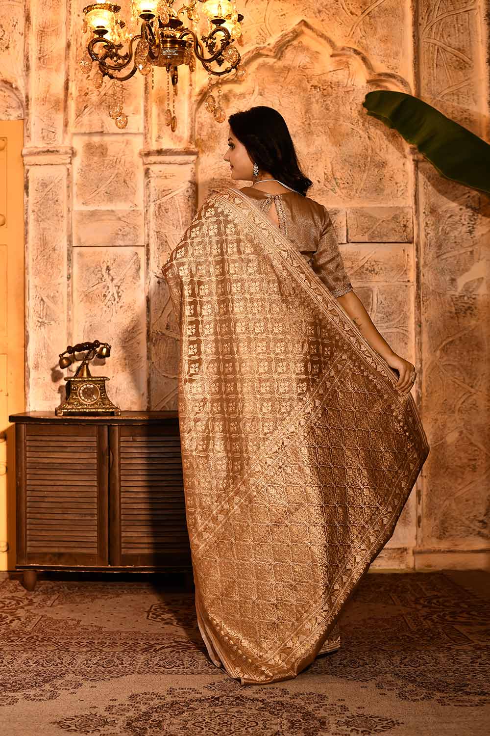 Metallic Banarasi Tissue Handloom Saree Metallic Banarasi Tissue Handloom Saree