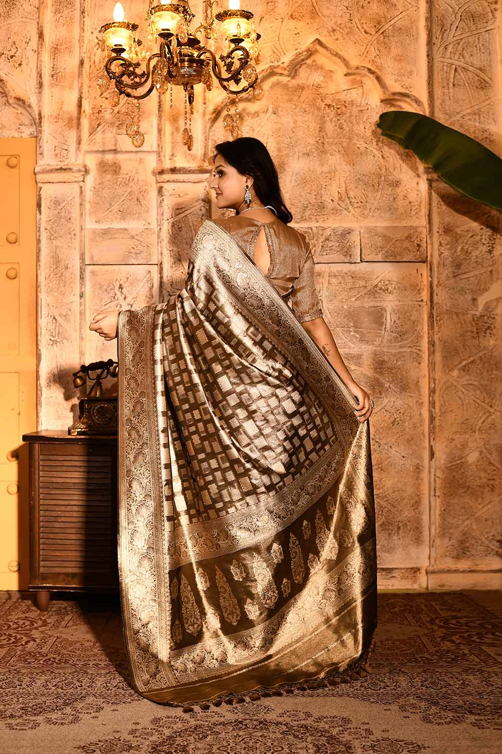 Metallic Banarasi Tissue Handloom Saree Metallic Banarasi Tissue Handloom Saree