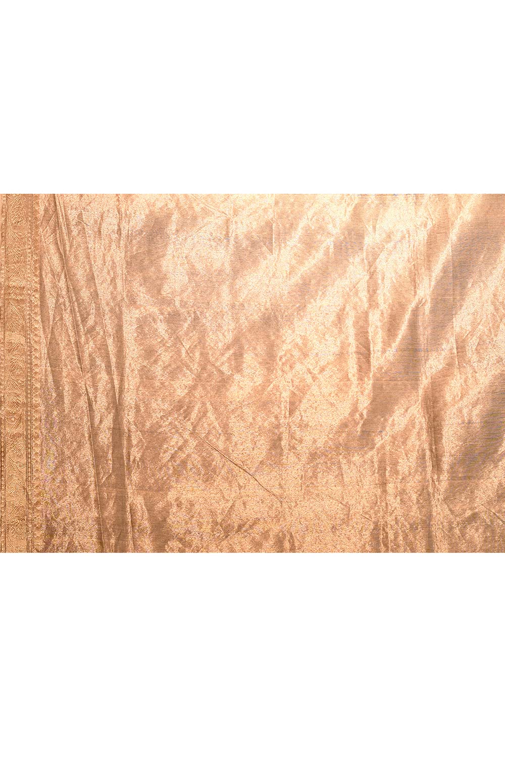 Light Water Gold Ektara Pure Kora Tissue Banarasi Handloom Saree Light Water Gold Ektara Pure Kora Tissue Banarasi Handloom Saree