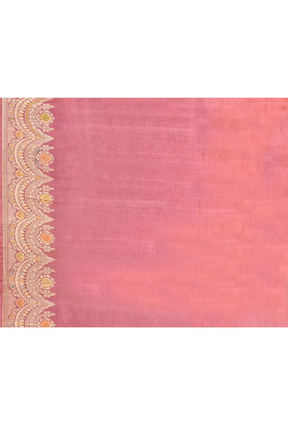 'Katha' Dusty Mauvish Pink Pure Katan Silk Kadhua Meenakari Banarasi Handloom Saree 'Katha' Dusty Mauvish Pink Pure Katan Silk Kadhua Meenakari Banarasi Handloom Saree