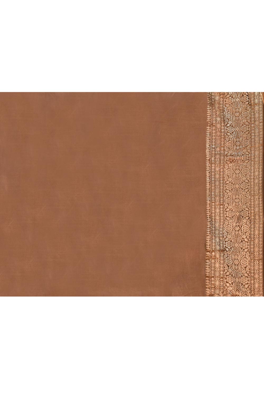 'Roop' Old Rose Grey Pure Katan Silk Meenakari Banarasi Handloom Saree 'Roop' Old Rose Grey Pure Katan Silk Meenakari Banarasi Handloom Saree