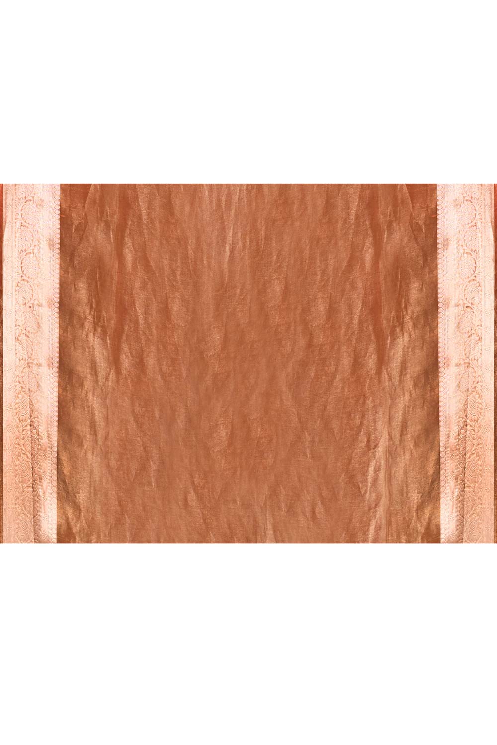 'Roshni' Mid Brown Pure Diamond Iktara Tissue Banarasi handloom saree 'Roshni' Mid Brown Pure Diamond Iktara Tissue Banarasi handloom saree