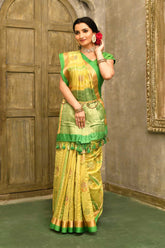 Rangkat Pure Katan Chiniya Silk Banarasi Handloom Saree