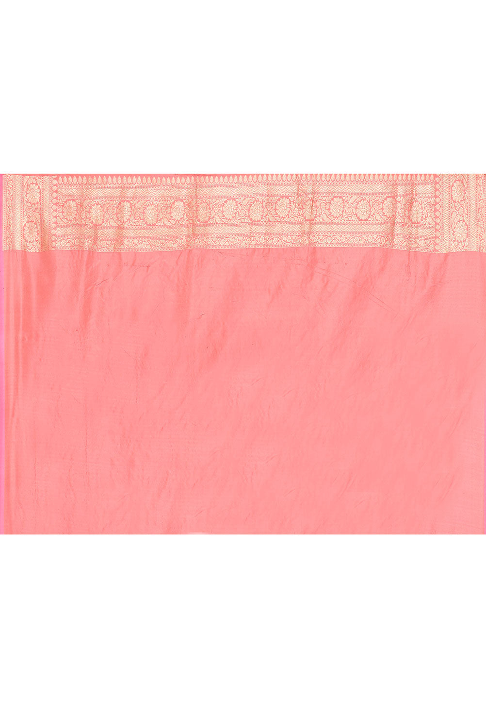'Nazakat' Pink Pure Katan Silk Banarasi Handloom Saree 'Nazakat' Pink Pure Katan Silk Banarasi Handloom Saree