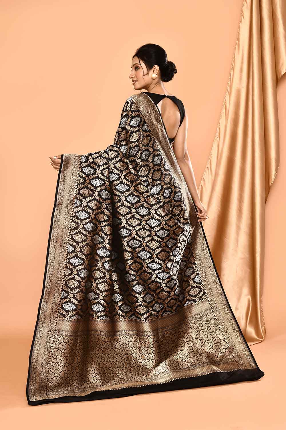 'Alankrita' Pure Katan Silk Banarasi Handloom Saree 'Alankrita' Pure Katan Silk Banarasi Handloom Saree