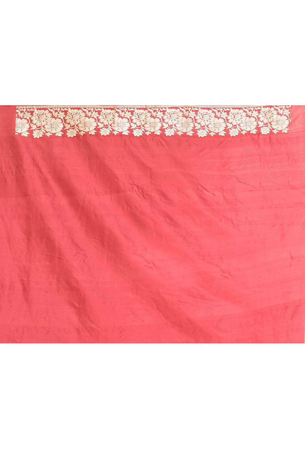 'Gul' Red Onion Punch - Pure Katan Silk Banarasi Handloom Saree with Meenakri kadhua Boota 'Gul' Red Onion Punch - Pure Katan Silk Banarasi Handloom Saree with Meenakri kadhua Boota