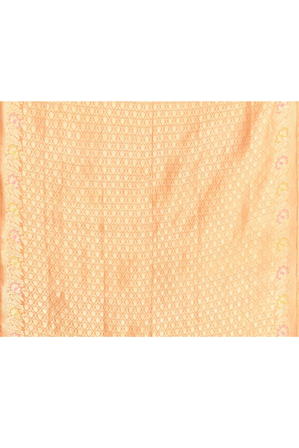 Handloom 'Deep Beige Tussar' Pure Katan Silk Banarasi Handloom Saree With all Over Meenakari Jaal Handloom 'Deep Beige Tussar' Pure Katan Silk Banarasi Handloom Saree With all Over Meenakari Jaal