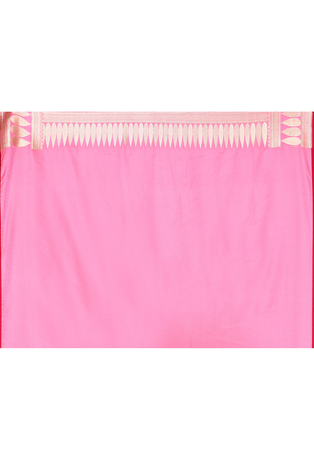 Rose Pink Semi Katan Mushru Satin Banarasi Handloom Saree Rose Pink Semi Katan Mushru Satin Banarasi Handloom Saree