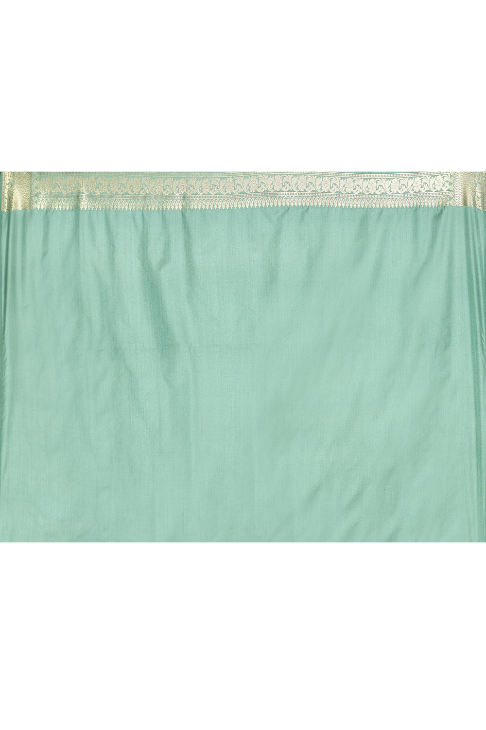 Dusty Green Semi Katan Mushru Satin Banarasi Handloom Saree Dusty Green Semi Katan Mushru Satin Banarasi Handloom Saree
