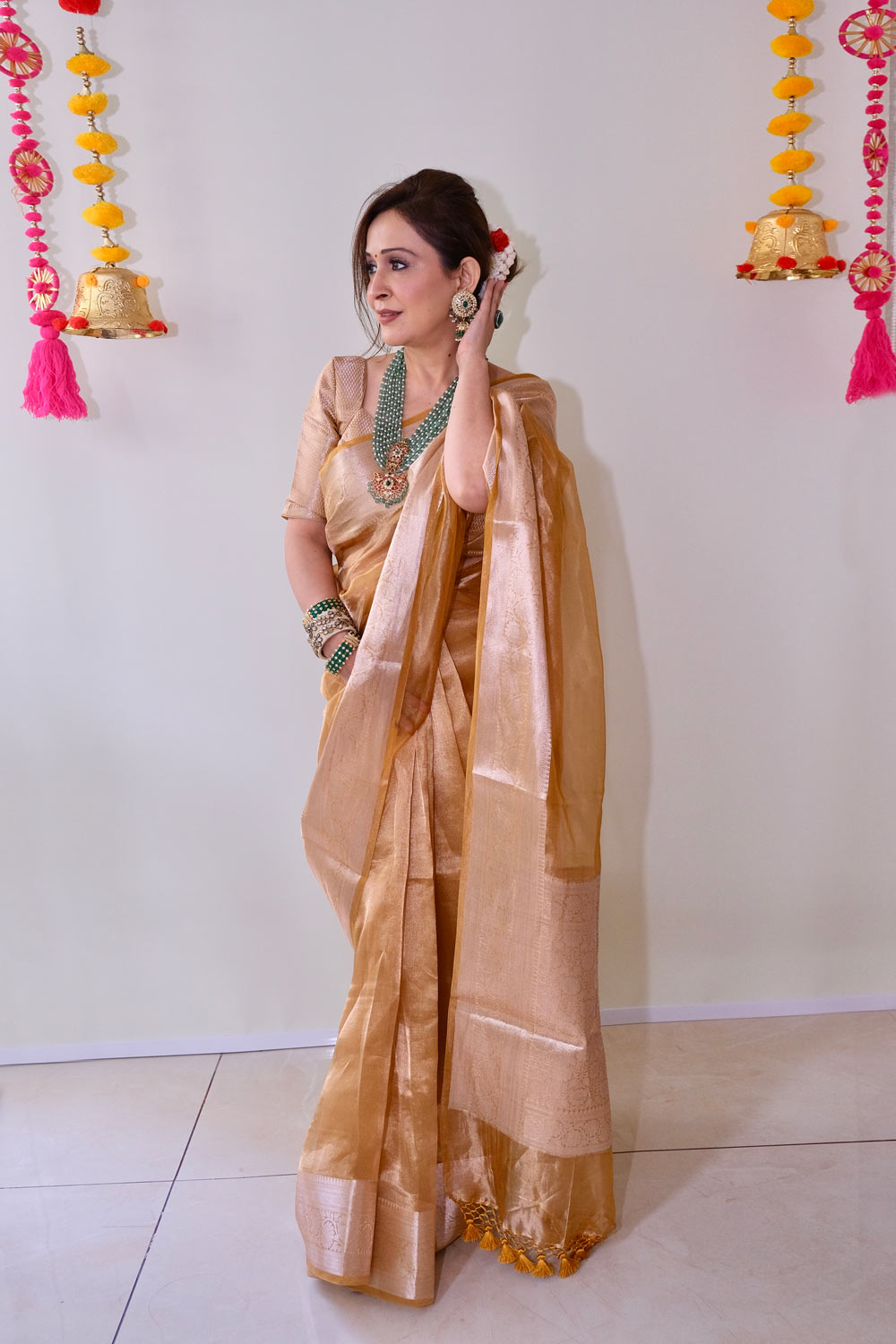 ‘Tejaswini’ Pure Diamond Iktara Tissue Banarasi Handloom Saree ‘Tejaswini’ Pure Diamond Iktara Tissue Banarasi Handloom Saree