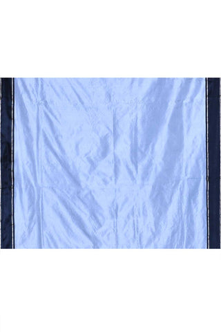 Ice Blue Pure Katan Silk Banarasi Handloom Saree