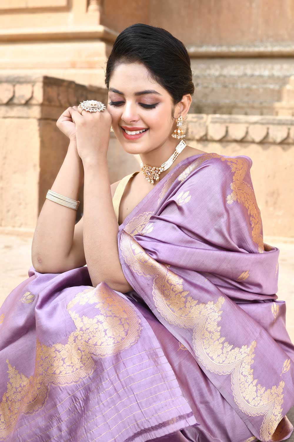 Pure Katan Silk Banarasi Handloom Saree