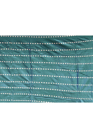 Teal Green Pure Katan Silk Banarasi Handloom Silk Saree