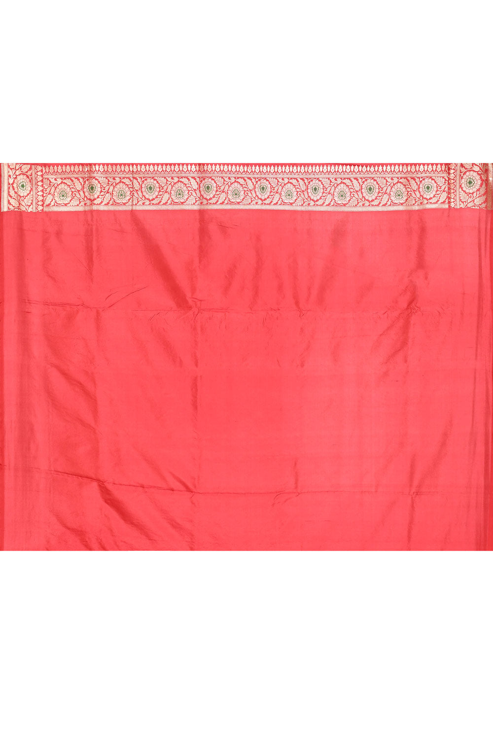 Red Pure Katan Silk Banarasi Handloom Saree