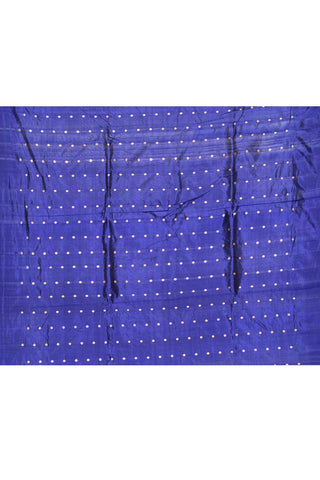 Royal Blue Pure Katan Silk Banarasi Handloom Saree