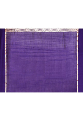 Lilac Pure Katan Silk Banarasi Handloom Silk Saree