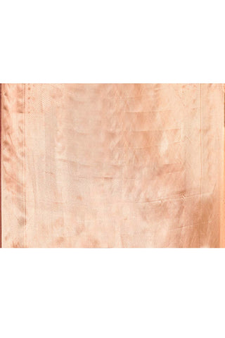 'Nargis' - Mauvish Pink Pure Diamond Iktara Tissue Banarasi Handloom Saree