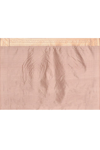 'Maharani' Dusty Lilac Pure Katan Silk Banarasi Handloom Saree